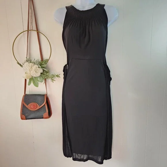 Prada Scoop Neck Knee-Length Dress Size XS